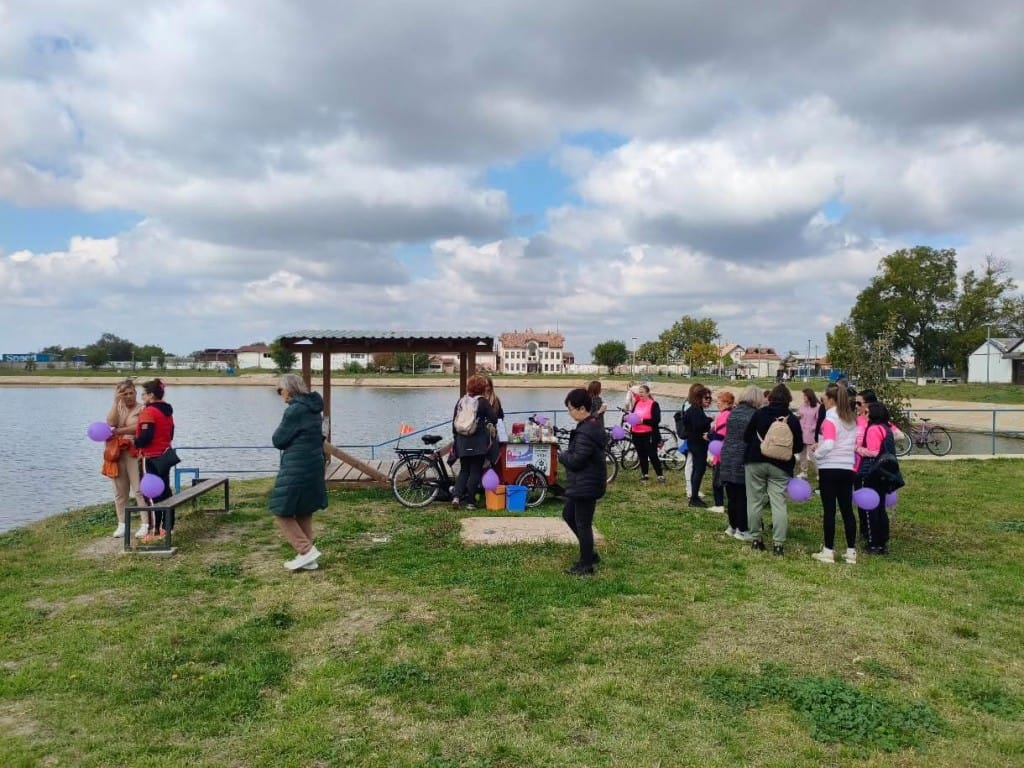 Daj pedalu raku - jezero